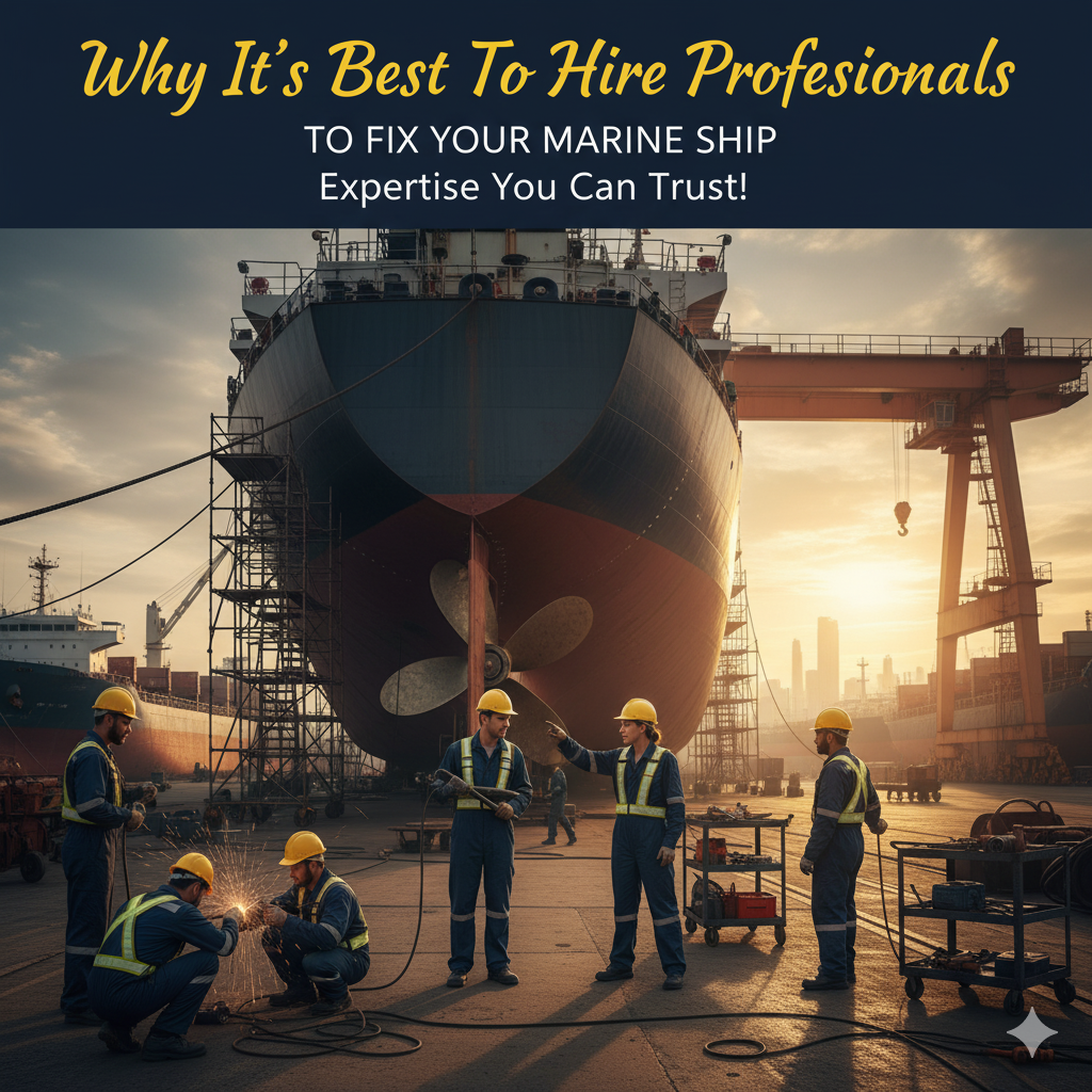 Read more about the article Why It’s Best To Hire Professionals To Fix Your Marine Ship?